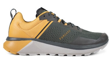 Image features the Men's Cascade Trail Low in gunmetal. 