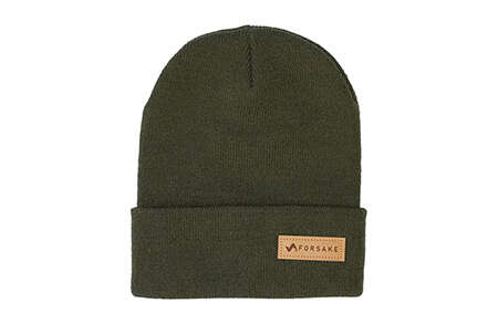 Cuffed Beanie Captuer X Forsake in Olive for $20.00