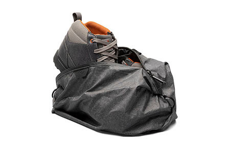 Shoe Travel Pouch Peak Design in Black for $25.00