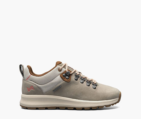 Thatcher Low WP Women's Waterproof Hiking Sneaker in Oatmeal for $86.90