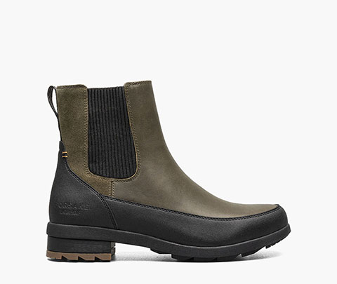 Sofia Chelsea Women's Waterproof Outdoor Boot in Black/Olive for $140.00