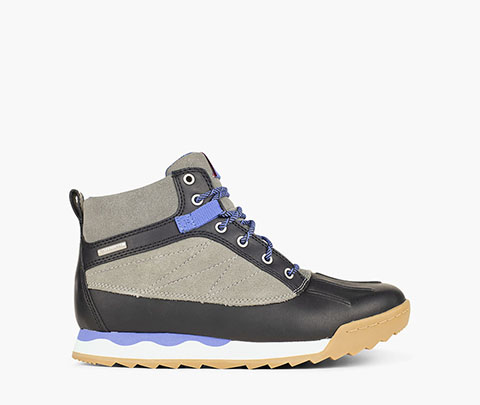 Duck Mid Women’s Waterproof Outdoor Sneaker Boot in Black Multi for $85.00
