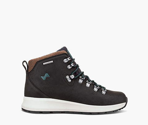 Thatcher Mid Women's Waterproof Hiking Sneaker Boot in Black for $170.00